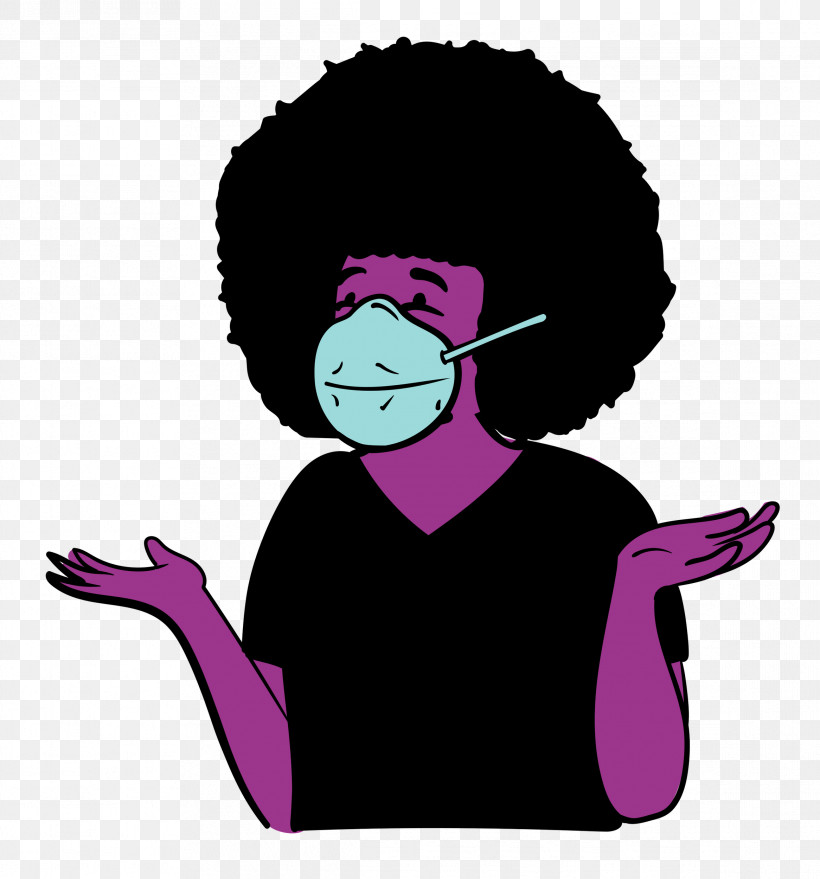 Woman Medical Mask Coronavirus, PNG, 2332x2500px, Woman, Cartoon, Character, Coronavirus, Hair Download Free