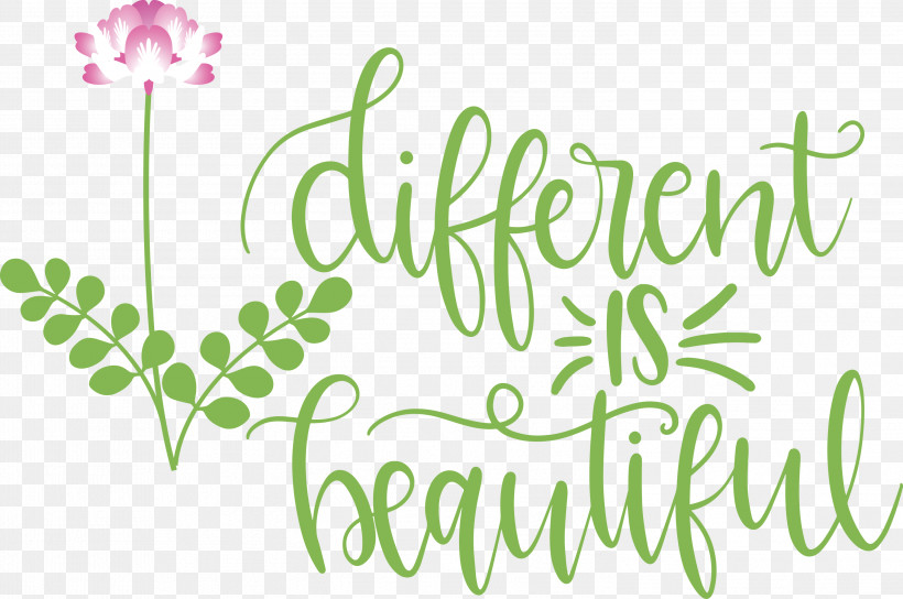 Different Is Beautiful Womens Day, PNG, 2999x1993px, Womens Day, Branching, Calligraphy, Leaf, Line Download Free