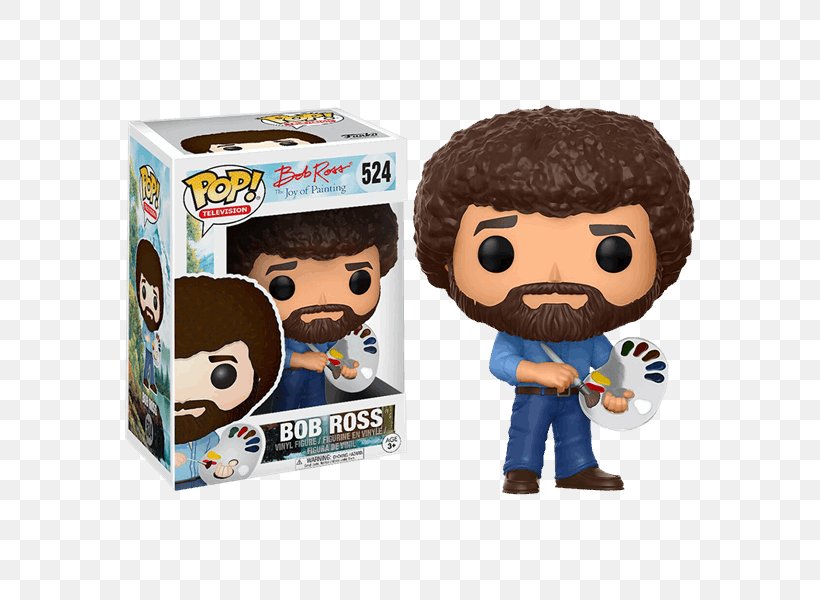 More Of The Joy Of Painting Funko Designer Toy Television Show, PNG, 600x600px, More Of The Joy Of Painting, Action Toy Figures, Bob Ross, Collectable, Designer Toy Download Free