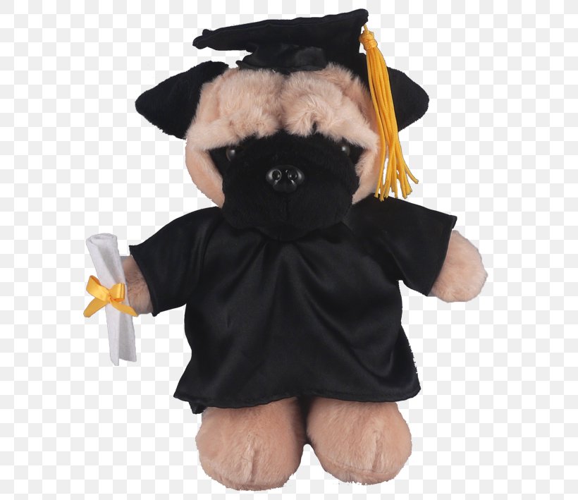 Pug Graduation Ceremony Stuffed Animals & Cuddly Toys Square Academic Cap Academic Dress, PNG, 636x709px, Pug, Academic Degree, Academic Dress, Cap, Costume Download Free