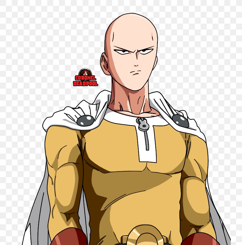 Saitama One Punch Man Image Thumb, PNG, 744x830px, Watercolor, Cartoon, Flower, Frame, Heart Download Free