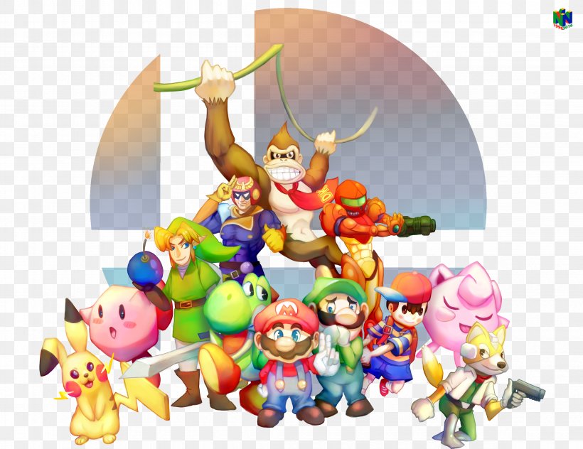 Super Smash Bros. Nintendo 64 Video Game Game-Art-HQ Fan Art, PNG, 4700x3628px, Super Smash Bros, Art, Character, Fan Art, Fictional Character Download Free