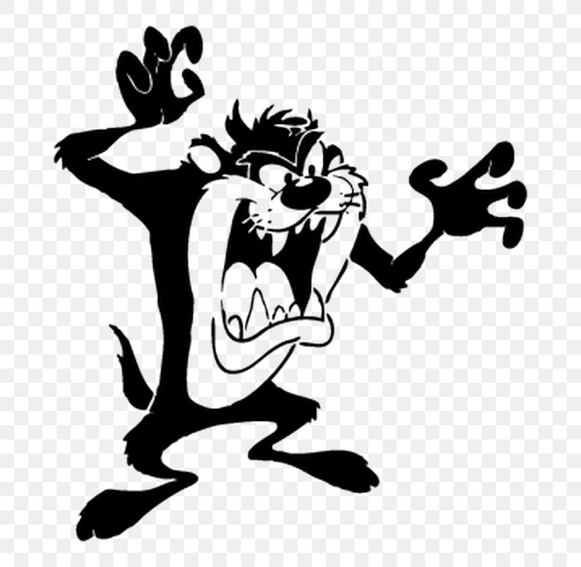 Tasmanian Devil Looney Tunes Animated Cartoon, PNG, 800x800px, Watercolor, Cartoon, Flower, Frame, Heart Download Free