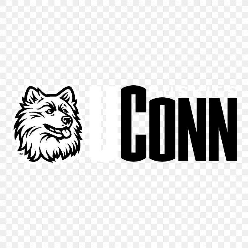 University Of Connecticut Connecticut Huskies Women's Basketball Connecticut Huskies Baseball Connecticut Huskies Men's Basketball Husky, PNG, 2400x2400px, University Of Connecticut, Basketball, Black, Black And White, Brand Download Free