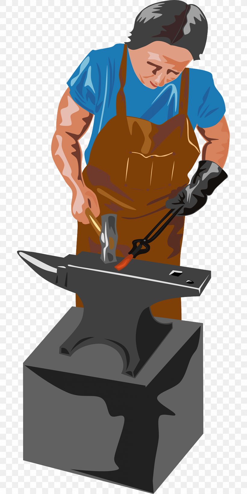 Blacksmith Anvil Clip Art, PNG, 960x1920px, Blacksmith, Anvil, Forge, Forging, Hammer Download Free
