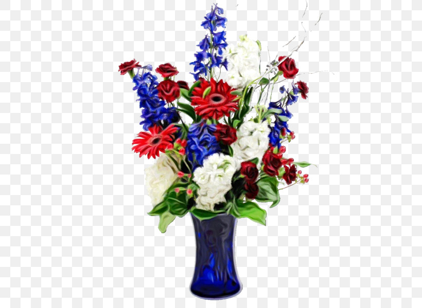 Floral Design, PNG, 600x600px, Watercolor, Artificial Flower, Cobalt, Cobalt Blue, Cut Flowers Download Free