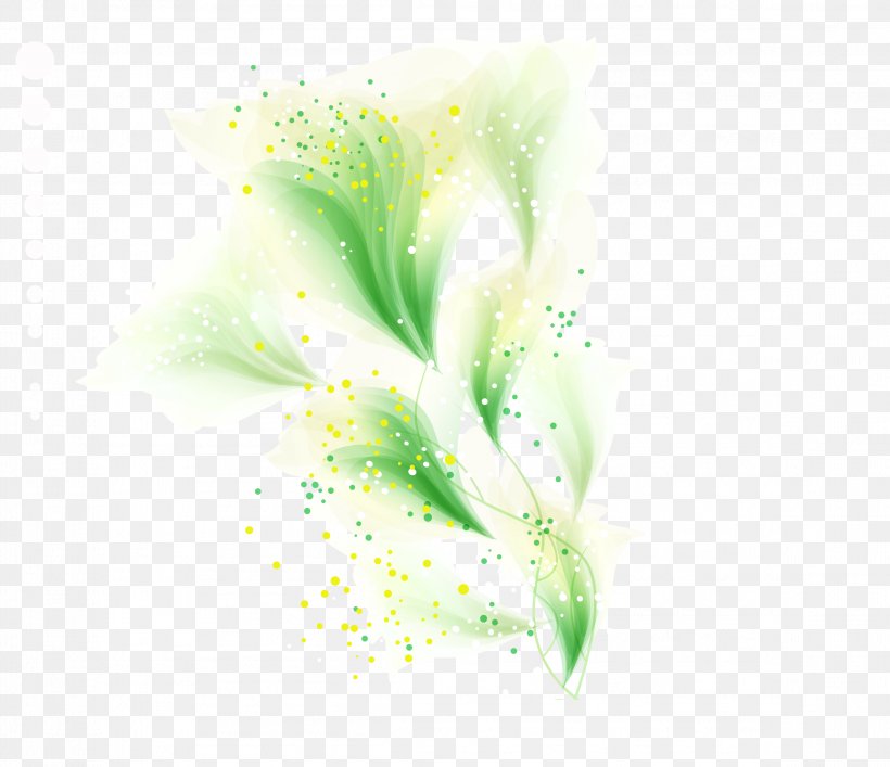 Green Euclidean Vector Flower, PNG, 2317x2000px, Green, Art, Color, Flower, Grass Download Free