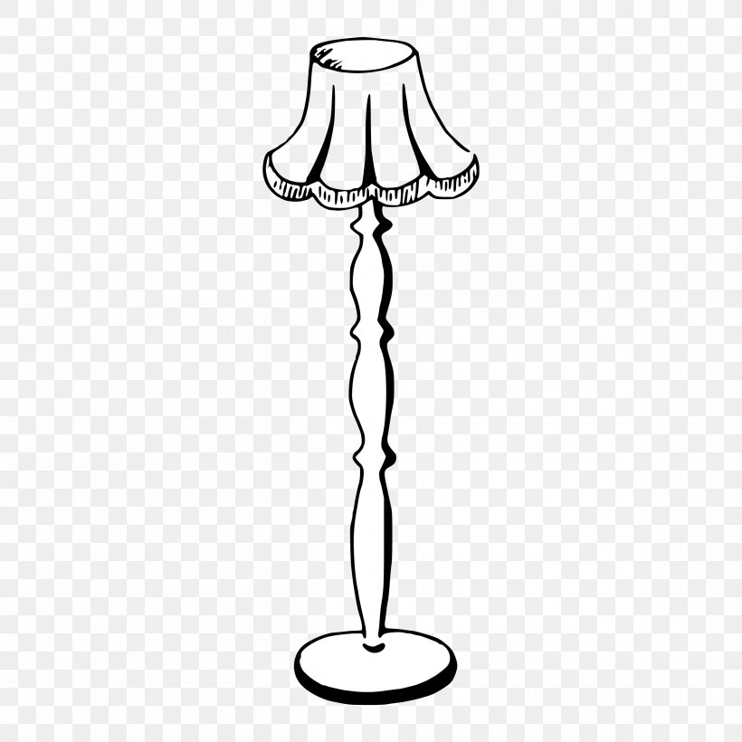Table Lamp Floor Clip Art, PNG, 2400x2400px, Table, Black And White, Candle Holder, Ceiling Fixture, Electric Light Download Free