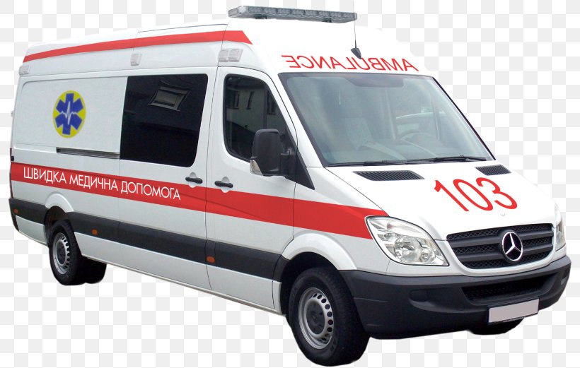 Van Ambulance Mercedes-Benz Sprinter, PNG, 800x521px, Mercedes Benz Sprinter, Ambulance, Automotive Exterior, Brand, Car Download Free