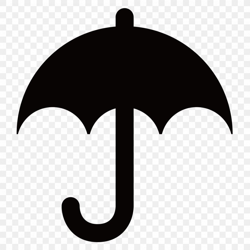 Clip Art Icon Design, PNG, 2000x2000px, Icon Design, Blackandwhite, Logo, Symbol, Umbrella Download Free