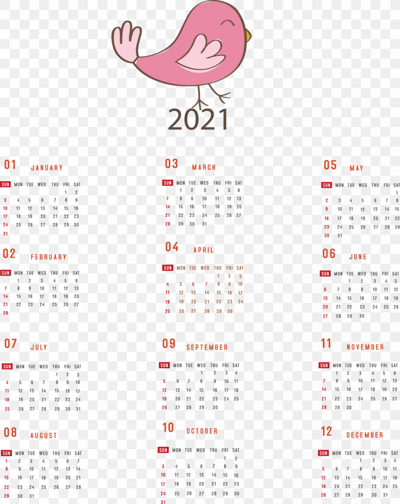 Printable 2021 Yearly Calendar 2021 Yearly Calendar, PNG, 2383x3000px, 2021 Yearly Calendar, Annual Calendar, Calendar System, Calendar Year, Gregorian Calendar Download Free