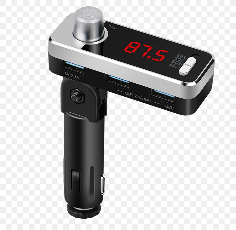 Battery Charger FM Transmitter Handsfree Bluetooth, PNG, 800x800px, Battery Charger, Audio, Bluetooth, Camera Accessory, Computer Port Download Free