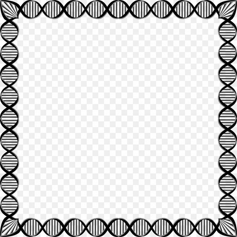 DNA Clip Art, PNG, 2320x2320px, Dna, Biology, Black, Black And White, Monochrome Download Free