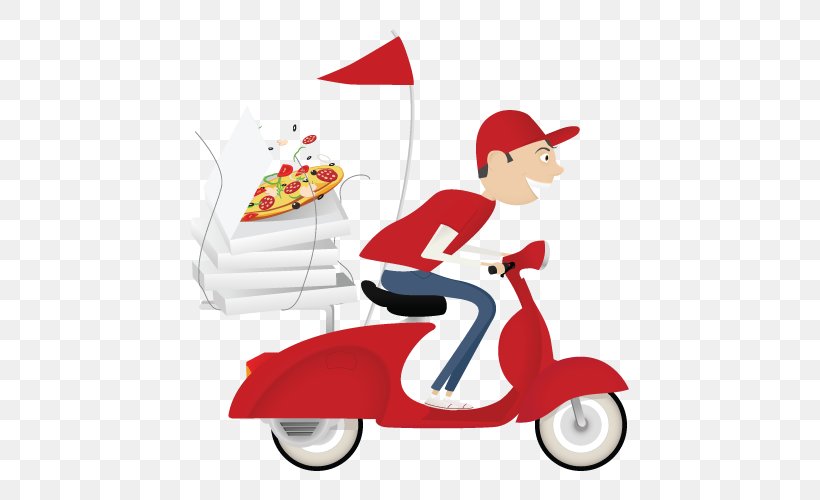 Pizza Delivery Hawaiian Pizza Restaurant, PNG, 500x500px, Pizza, Christmas, Christmas Decoration, Christmas Ornament, Delivery Download Free