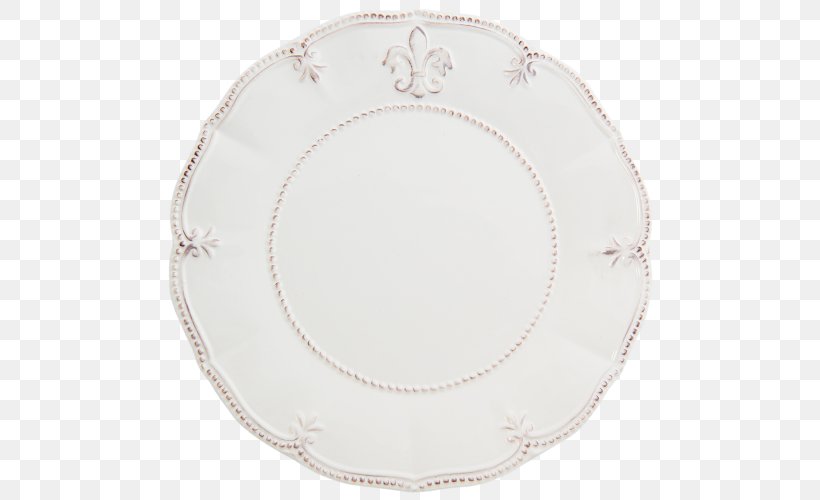 Plate Fleur-de-lis Charger Tableware Porcelain, PNG, 500x500px, Plate, Bacina, Bed, Ceramic, Charger Download Free