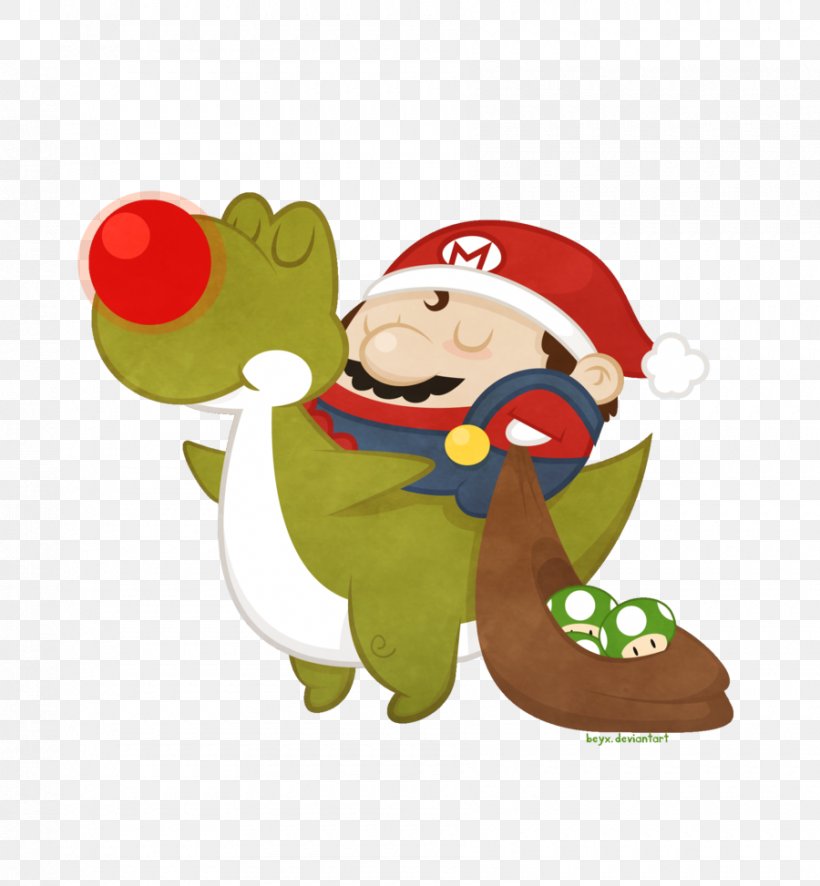 Super Mario Bros. Super Mario World Mario & Sonic At The Olympic Games, PNG, 900x973px, Super Mario Bros, Christmas, Christmas Ornament, Fictional Character, Food Download Free