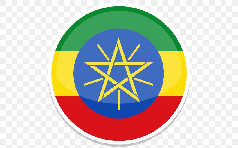 Area Symbol Yellow Flag Circle, PNG, 512x512px, Ethiopia, Amharic, Area, Flag, Flag Of Ethiopia Download Free