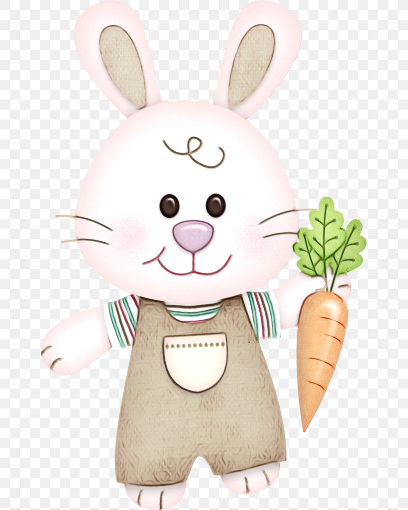 Easter Bunny, PNG, 655x1024px, Watercolor, Animal Figure, Cartoon, Ear, Easter Bunny Download Free