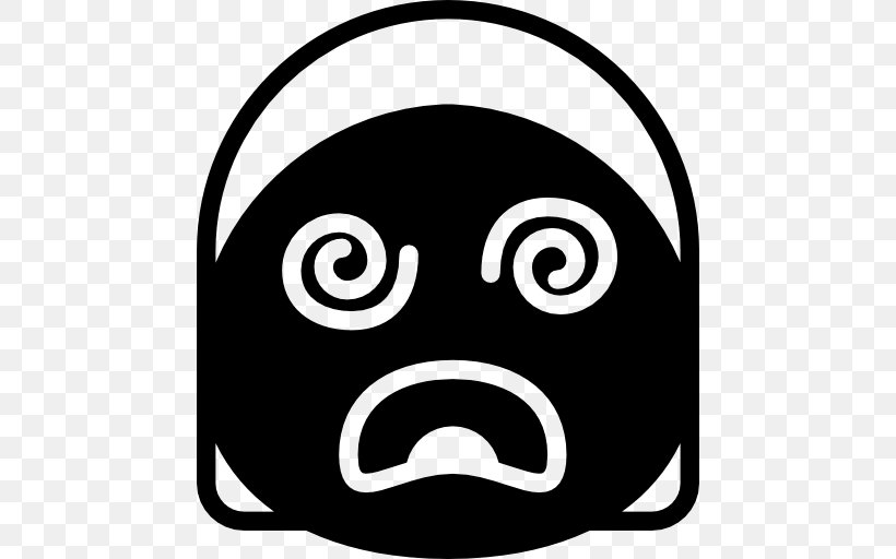 Emoticon Emotion Stupor Clip Art, PNG, 512x512px, Emoticon, Black, Black And White, Emotion, Head Download Free