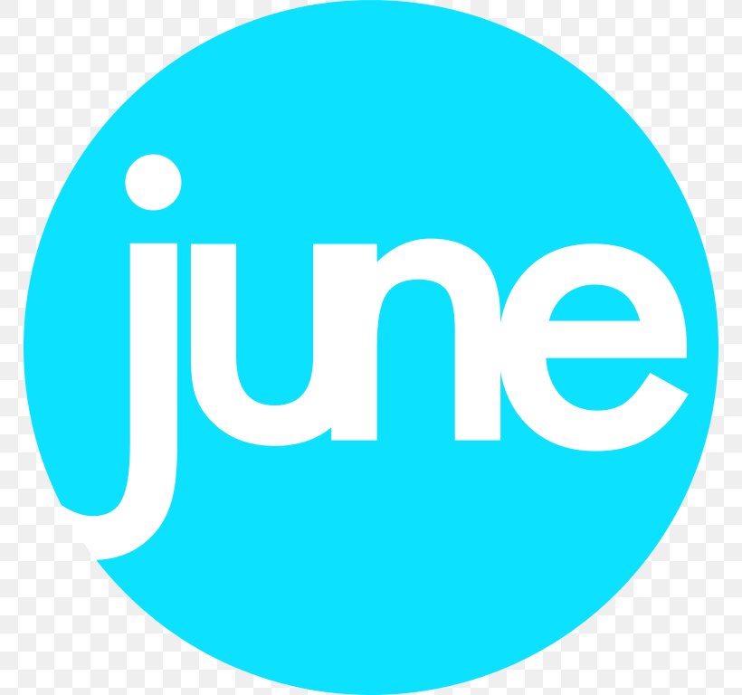 June Television Channel Logo Television Show, PNG, 768x768px, June, Aqua, Area, Azure, Blue Download Free