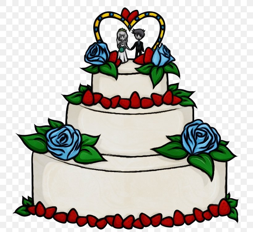 Cartoon Birthday Cake, PNG, 751x753px, Watercolor, Baked Goods, Baking, Birthday, Birthday Cake Download Free