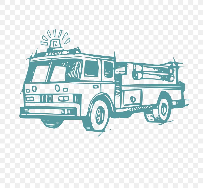 Fire Engine Firefighter Fire Department Sticker Decal, PNG, 718x760px, Fire Engine, Birthday, Blanket, Car, Decal Download Free