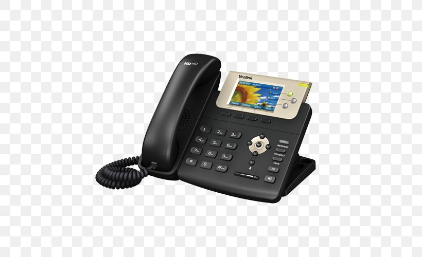 VoIP Phone Session Initiation Protocol Yealink SIP-T23G Power Over Ethernet Voice Over IP, PNG, 500x500px, Voip Phone, Answering Machine, Caller Id, Communication, Corded Phone Download Free