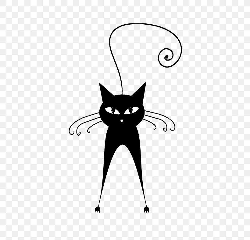 Black Cat Kitten Silhouette Clip Art, PNG, 570x789px, Watercolor, Cartoon, Flower, Frame, Heart Download Free