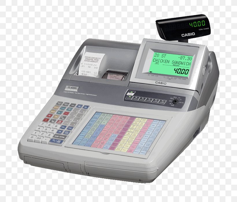 Cash Register Point Of Sale United Kingdom Casio Sales, PNG, 700x700px, Cash Register, Casio, Customer, Discounts And Allowances, Electronic Device Download Free