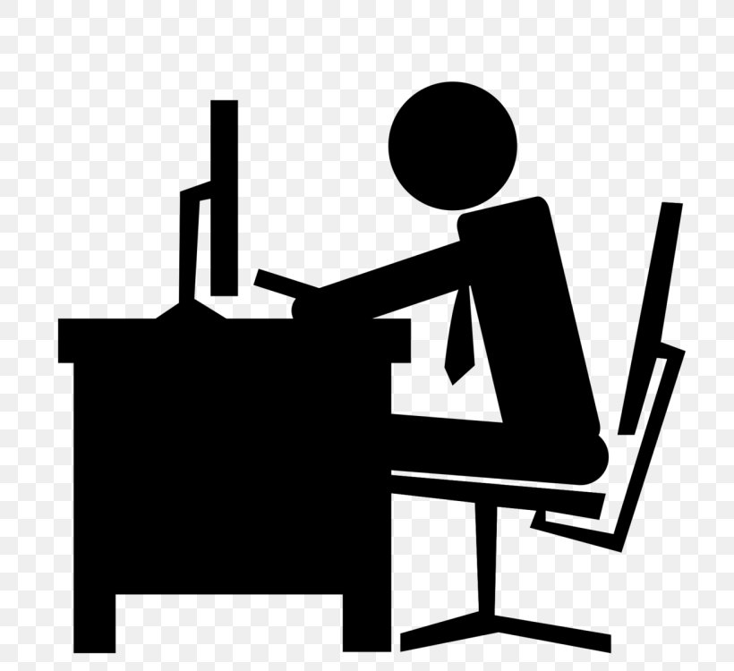 Office Furniture, PNG, 750x750px, Office, Black And White, Blackandwhite, Conversation, Desk Download Free