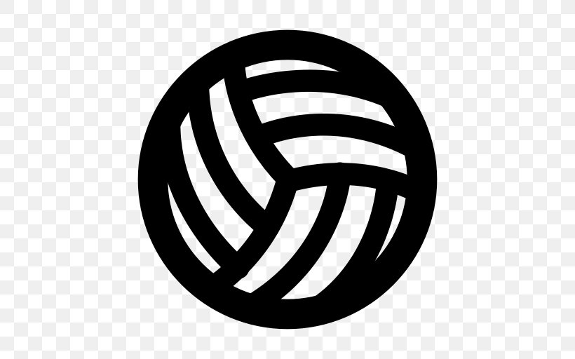 Volleyball Sport, PNG, 512x512px, Volleyball, Ball, Beach Volleyball, Black And White, Brand Download Free