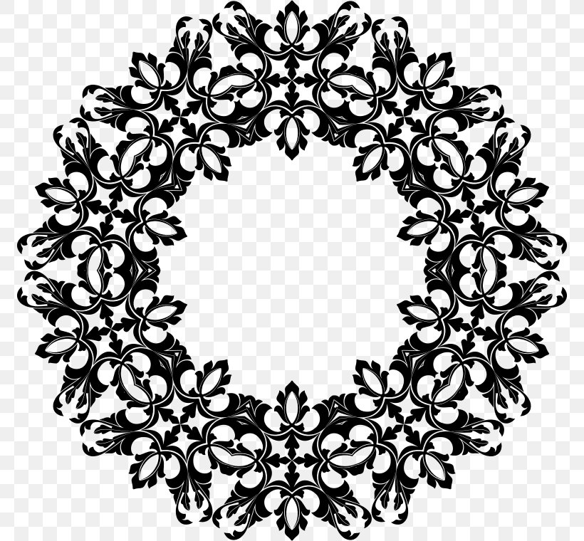 Flower Floral Design Clip Art, PNG, 774x760px, Flower, Art, Black And White, Decor, Drawing Download Free