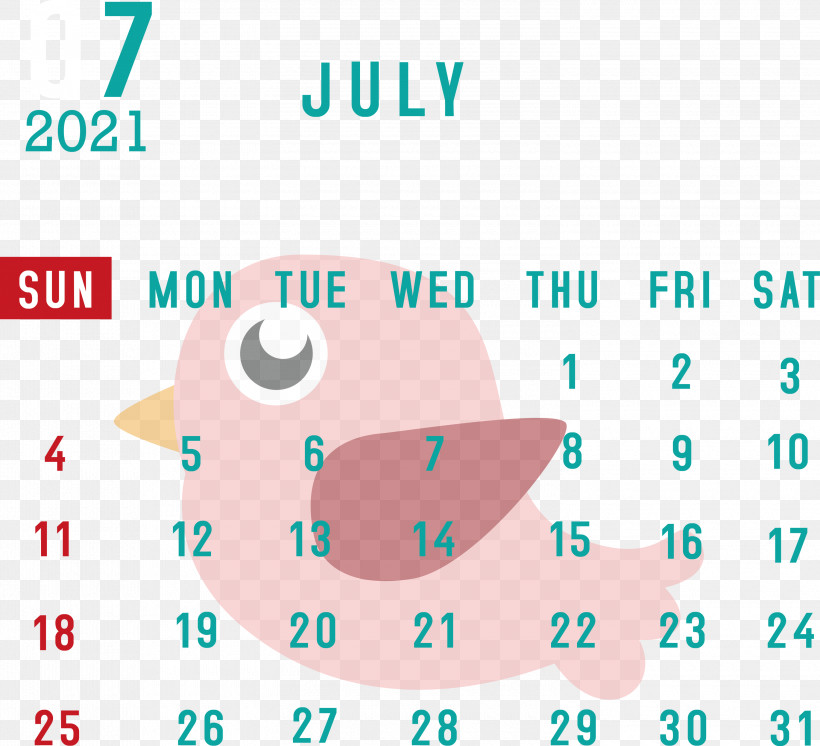 July 2021 Calendar July Calendar 2021 Calendar, PNG, 3000x2731px, 2021 Calendar, July Calendar, Aqua M, Calendar System, Diagram Download Free