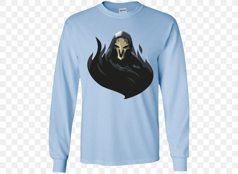 Long-sleeved T-shirt Hoodie Clothing Gildan Activewear, PNG, 600x600px, Tshirt, Active Shirt, Black, Blue, Casual Download Free
