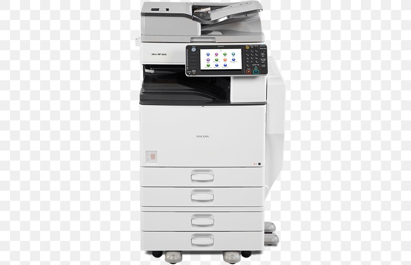Ricoh Latin America Photocopier Multi-function Printer, PNG, 504x528px, Ricoh, Canon, Copying, Image Scanner, Inkjet Printing Download Free
