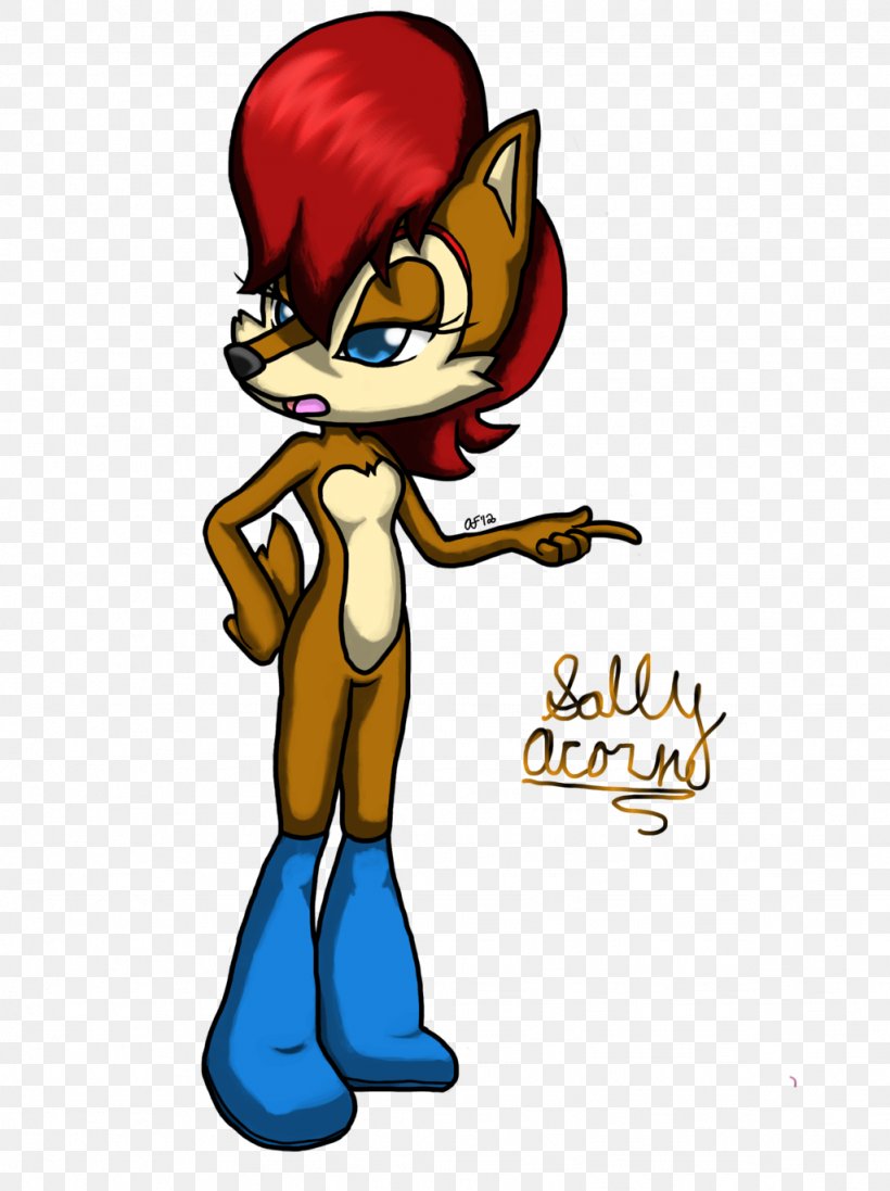 Tails Princess Sally Acorn Character DeviantArt, PNG, 1024x1371px, Watercolor, Cartoon, Flower, Frame, Heart Download Free