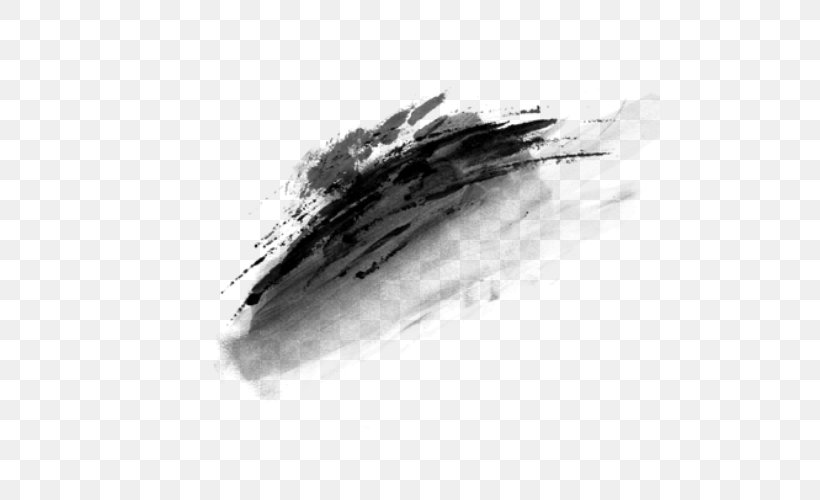 Color Ink Brush Monochrome, PNG, 500x500px, Color, Black And White, Brush, Grayscale, Ink Brush Download Free