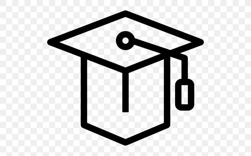 Computer Icons Bachelor's Degree Square Academic Cap Clip Art, PNG, 512x512px, Square Academic Cap, Academic Degree, Area, Black And White, Education Download Free
