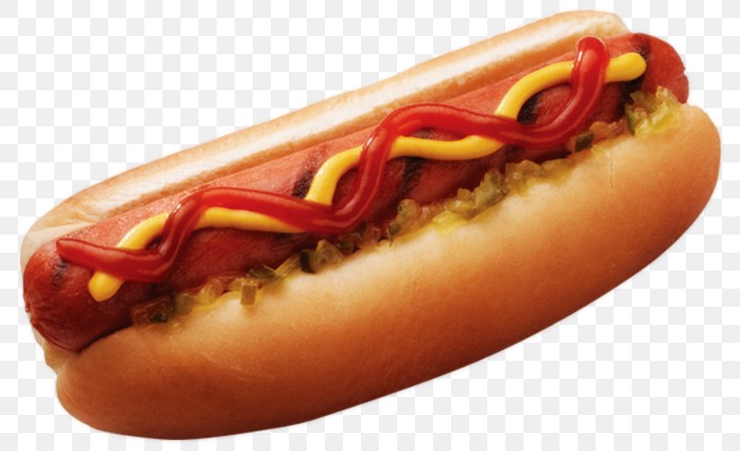 Hot Dog Days Hamburger Clip Art, PNG, 800x500px, Hot Dog, American Food, Baked Goods, Bocadillo, Breakfast Roll Download Free