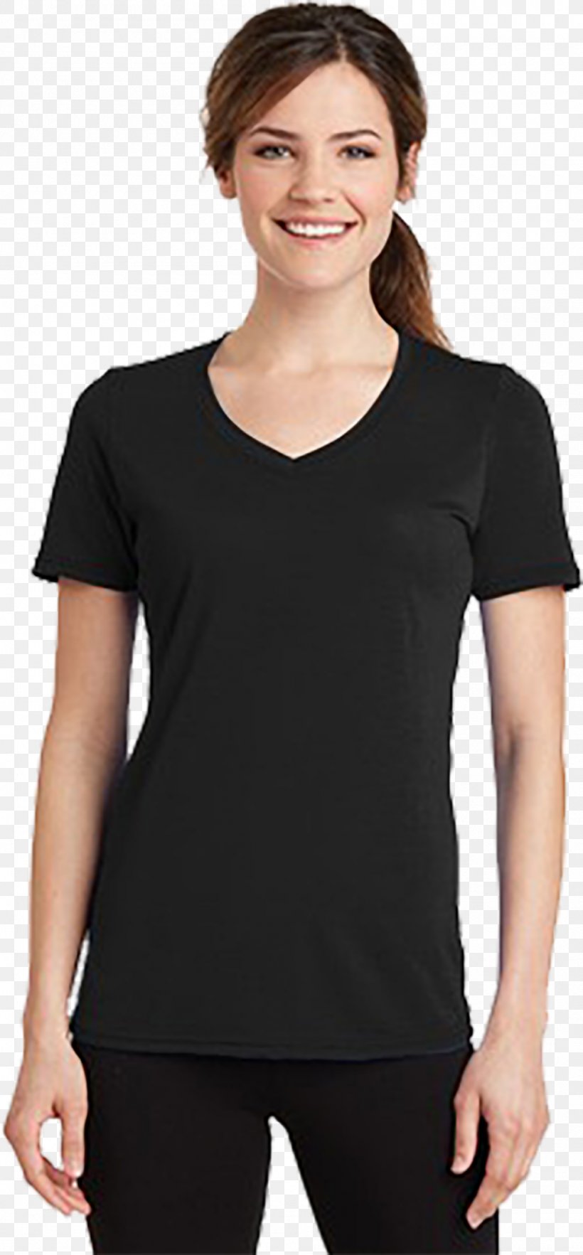 Long-sleeved T-shirt Long-sleeved T-shirt Hoodie Neckline, PNG, 1000x2153px, Tshirt, Black, Cap, Clothing, Collar Download Free