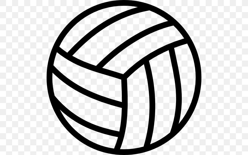 Beach Volleyball Sport, PNG, 512x512px, Volleyball, Ball, Ball Game, Beach Volleyball, Black And White Download Free