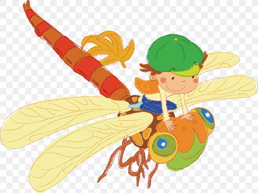 Butterfly Dragonfly Illustration, PNG, 1602x1199px, Butterfly, Art, Cartoon, Child, Dragonfly Download Free