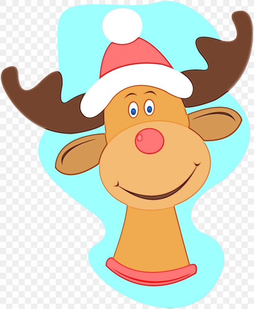 Cartoon Christmas Hat, PNG, 997x1213px, Watercolor, Cartoon, Character, Character Created By, Christmas Download Free