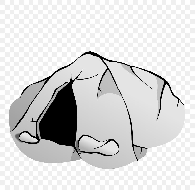 Cave Clip Art, PNG, 800x800px, Cave, Black, Black And White, Carnivoran, Cartoon Download Free