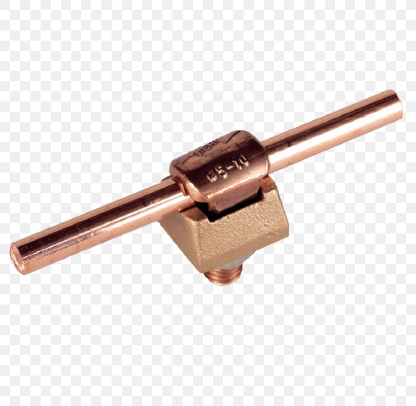 Dehn Und Söhne Copper Screw Verbinder Lightning Rod, PNG, 800x800px, Copper, Bronze, Clamp, Electrical Connector, Hardware Download Free