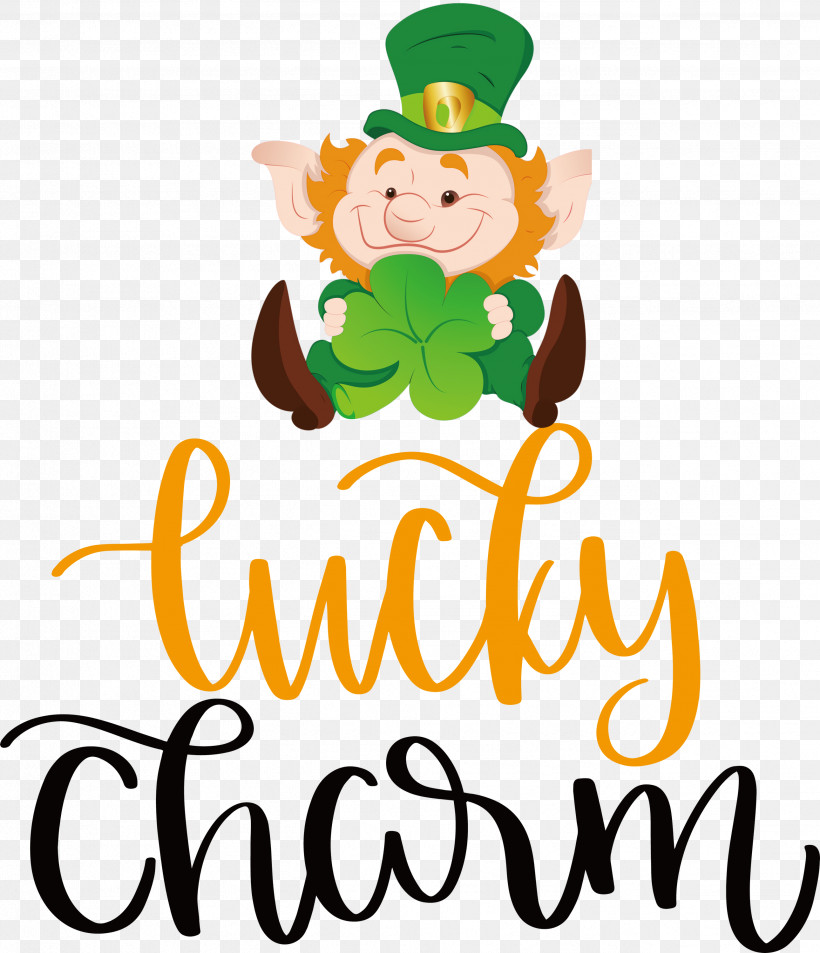 Lucky Charm Patricks Day Saint Patrick, PNG, 2581x3000px, Lucky Charm, Behavior, Character, Flower, Happiness Download Free