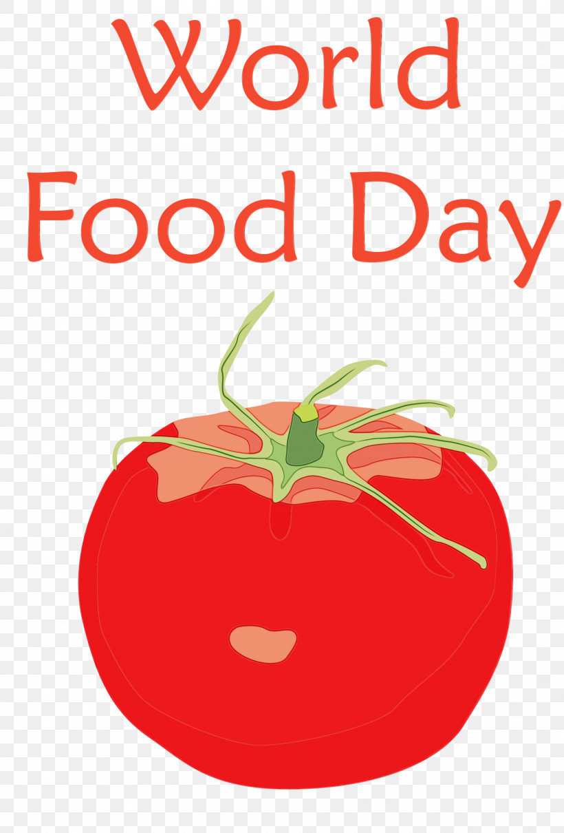 Tomato, PNG, 2032x3000px, World Food Day, Line, Local Food, Natural Food, Paint Download Free