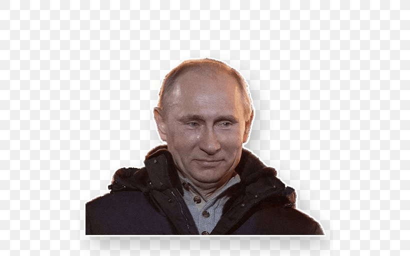 Vladimir Putin Russia United States Sticker, PNG, 512x512px, Vladimir Putin, Chin, Dmitry Medvedev, Forehead, Gentleman Download Free