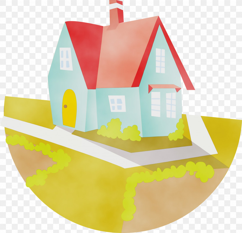 Yellow Diagram House, PNG, 3000x2896px, Cottage, Building, Diagram, House, Paint Download Free
