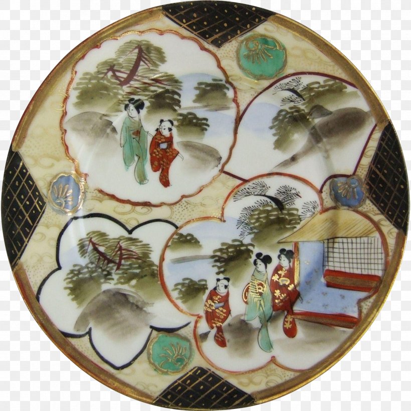Plate Porcelain Kutani Ware Pottery Vase, PNG, 1813x1813px, Plate, Antique, Bowl, Ceramic, Dishware Download Free